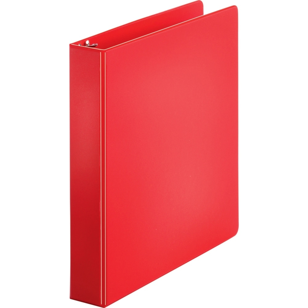 Business Source Basic Round Ring Binders 1 1 2 Binder Capacity Round Ring Fastener s Vinyl Red 1 02 Lb Recycled 1 Each OfficeSupply Business Source Basic Round Ring Binders 1 1 2 Binder Capacity Round Ring Fastener s Vinyl Red 1 02 Lb Recycled 1 Each OfficeSupply