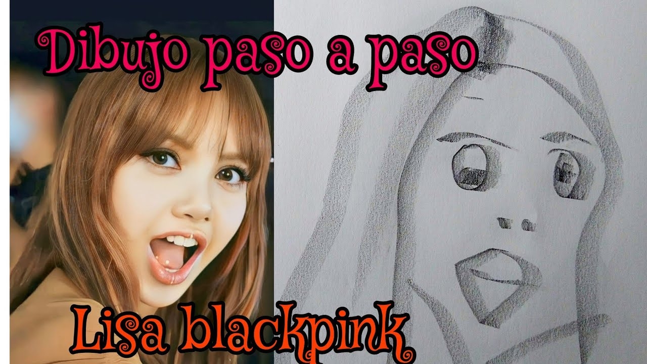lisa de blackpink dibujo
