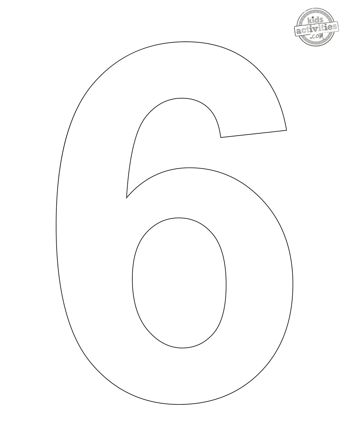 Cardboard Number Templates For Endless Crafts Kids Activities Blog