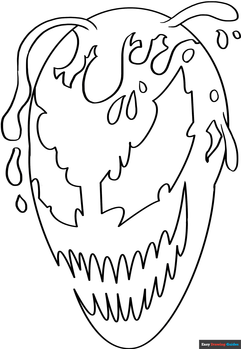 coloring pages of carnage