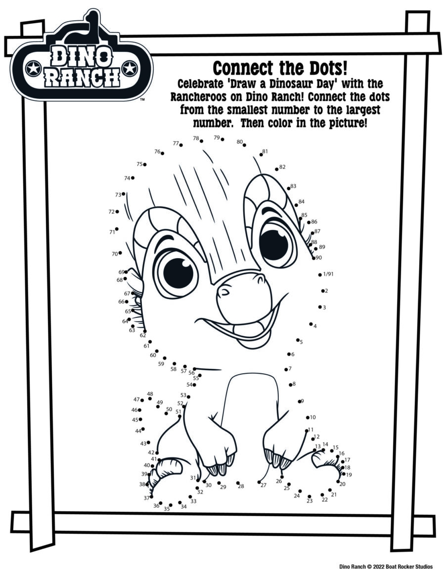 Celebrate National Draw A Dino Day With Dino Ranch On January 30 NationalDrawADinoDay DinoRanch Mom Does Reviews