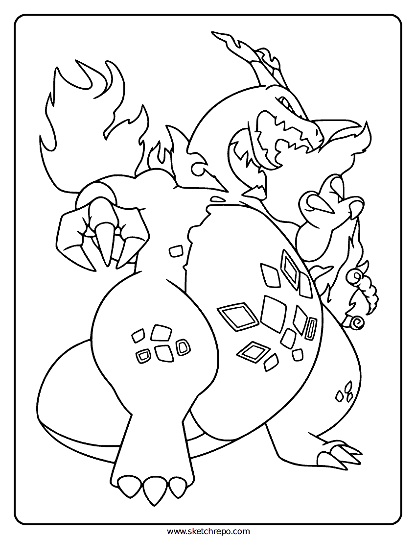 coloring pages of charizard