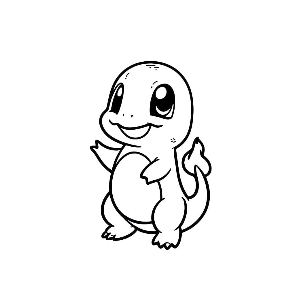 Charmander 219027 Video Games Free Printable Coloring Pages