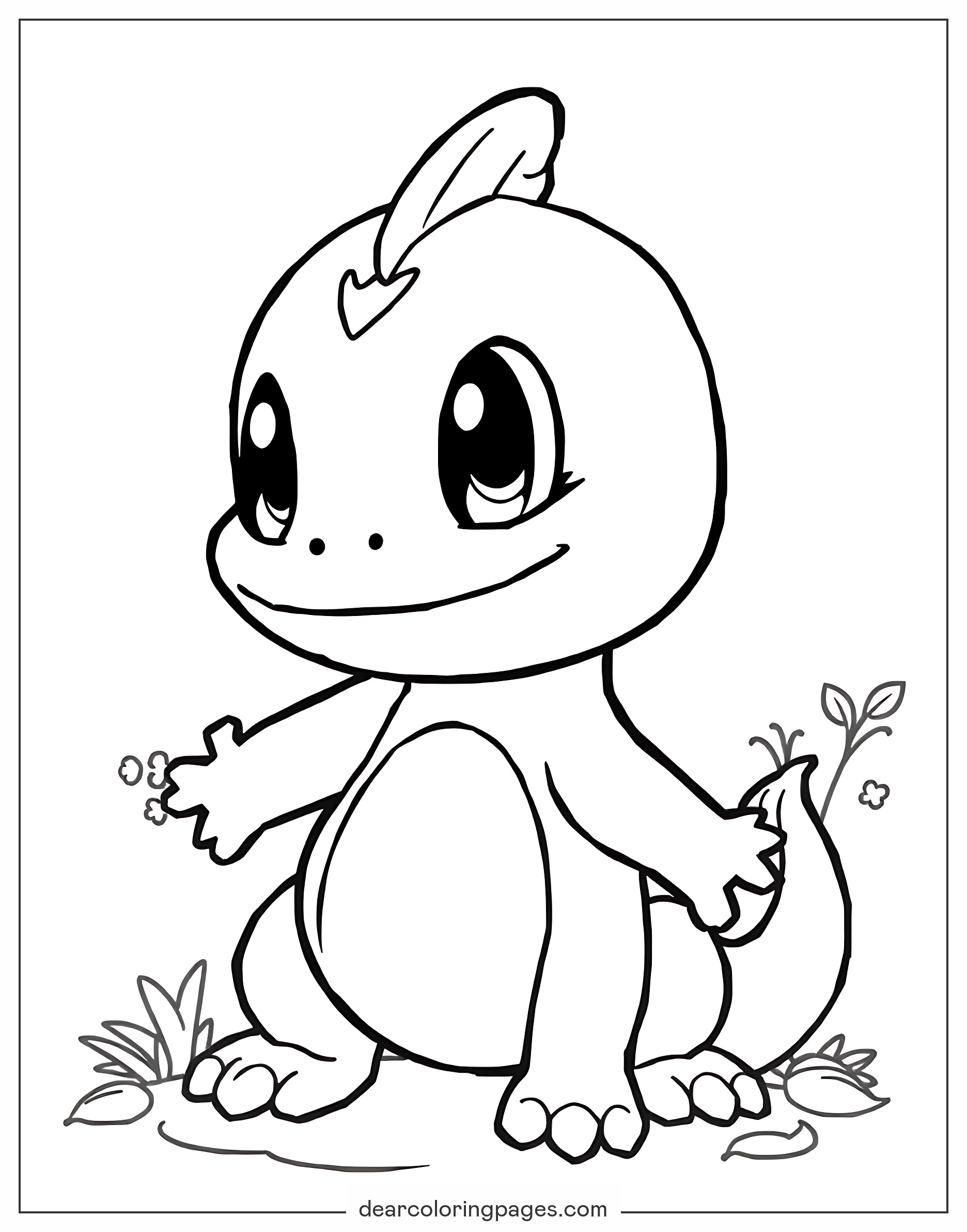 coloring pages of charmander