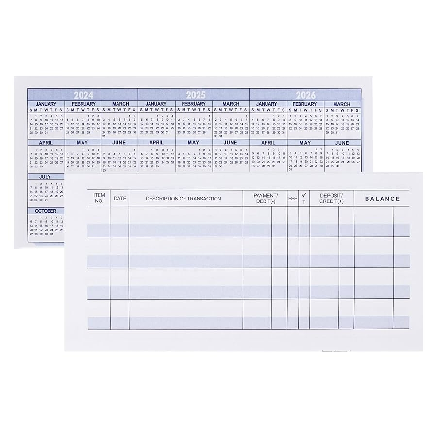 Checks Personal Printed 6PCS Check Registers For Personal Checkbook Upgrade Checkbook Regi Business Checks Checks Personal Printed 6PCS Check Registers For Personal Checkbook Upgrade Checkbook Regi Business Checks