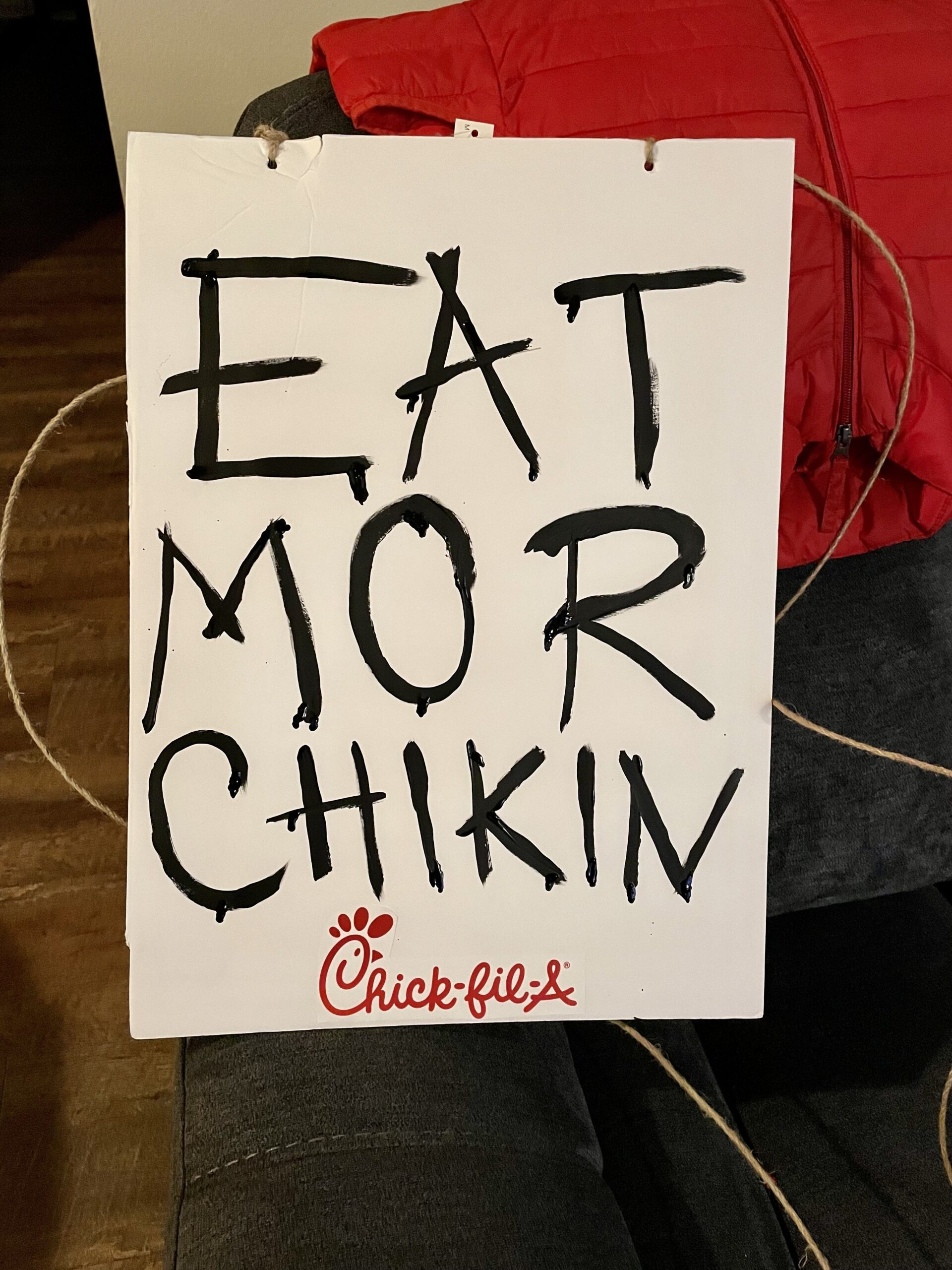 eat more chicken printable sign