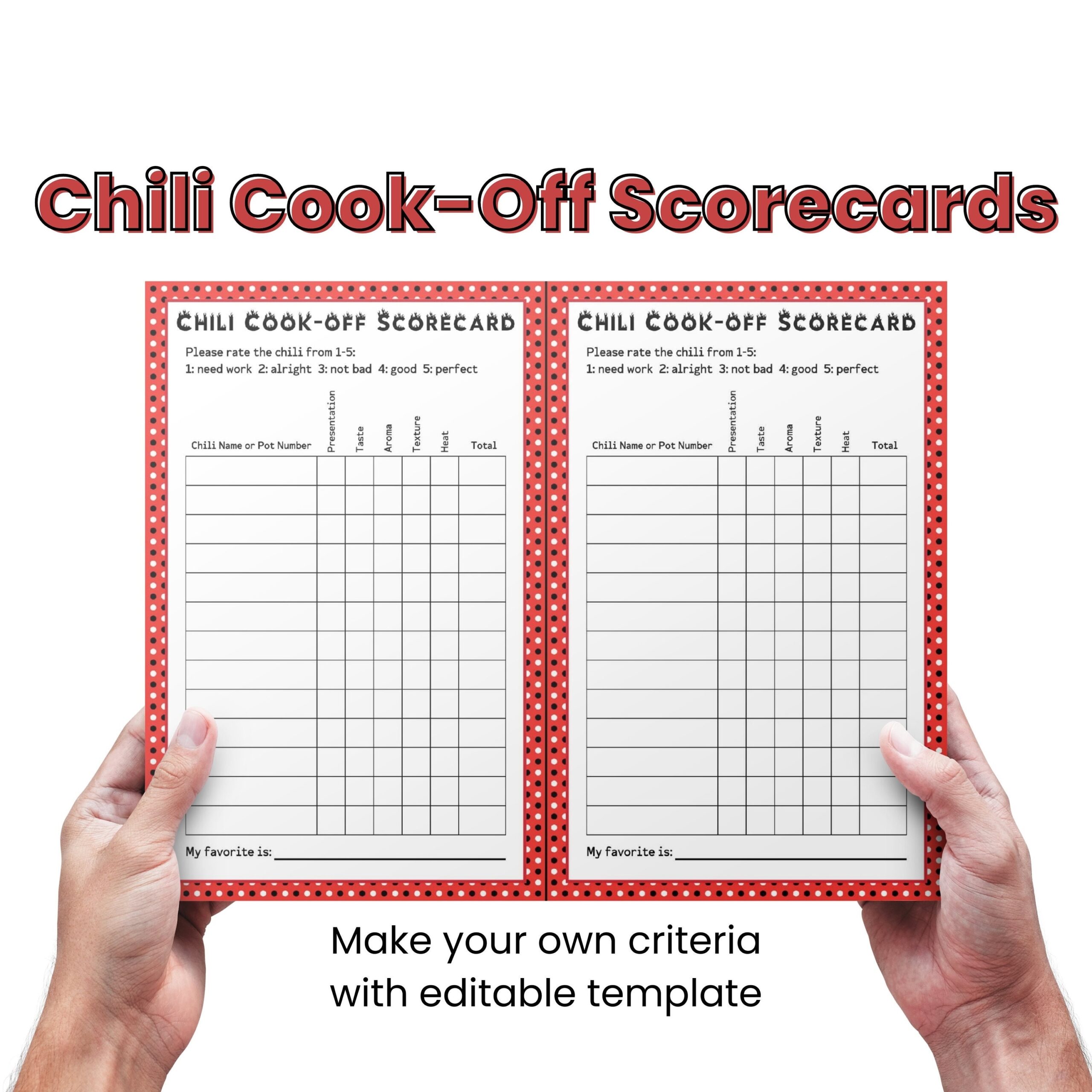 Chili Cook Off Score Card Chili Cook off Score Sheet Chili Cookoff Printable Judging Sheet Cooking Competition Food Contest Etsy Chili Cook Off Score Card Chili Cook off Score Sheet Chili Cookoff Printable Judging Sheet Cooking Competition Food Contest Etsy