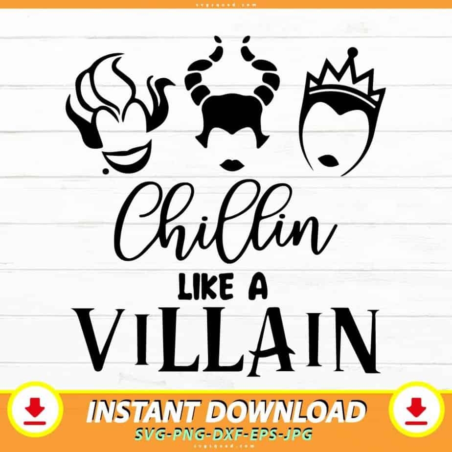 clipart disney villian silhouette