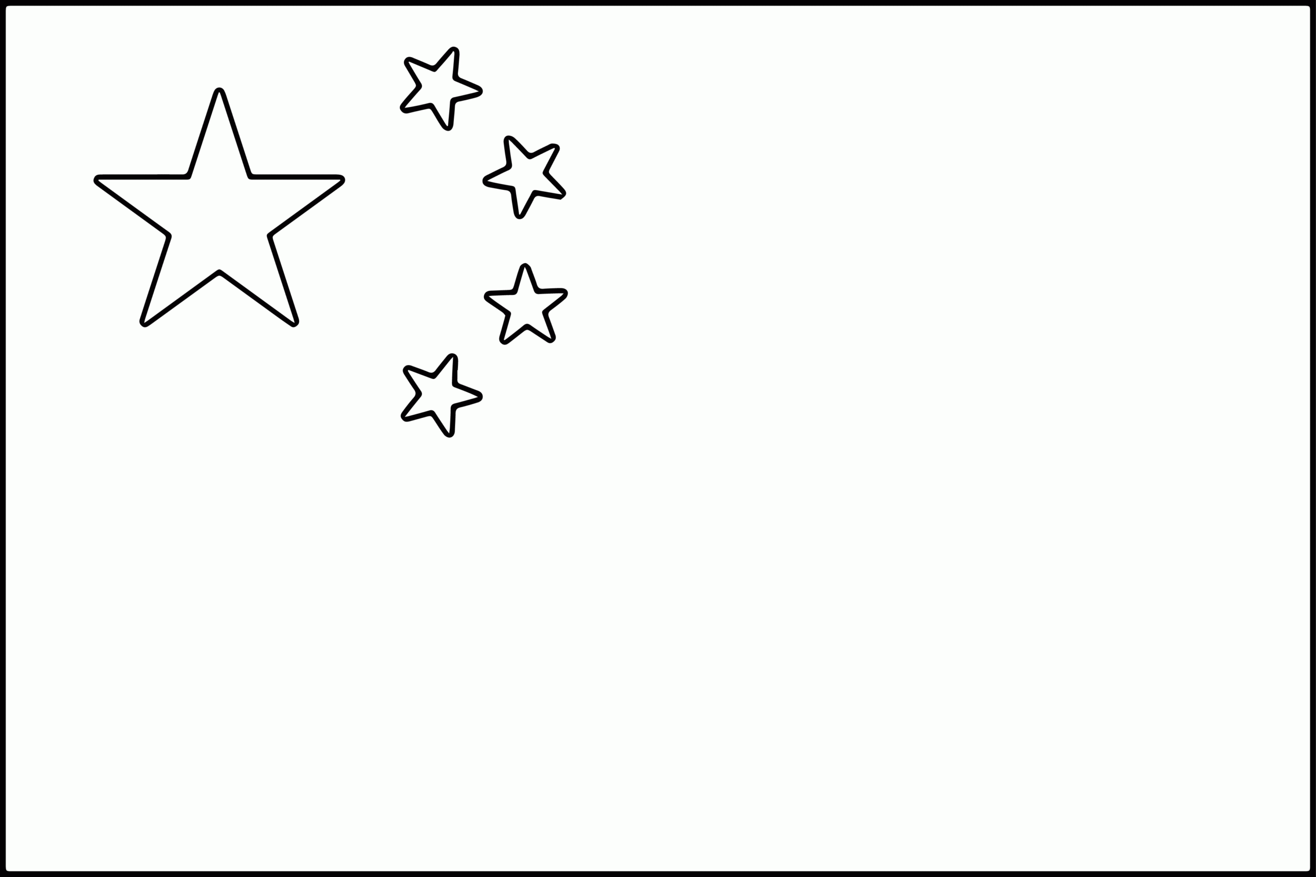 China Flag Coloring Page 531049 Clipart Library
