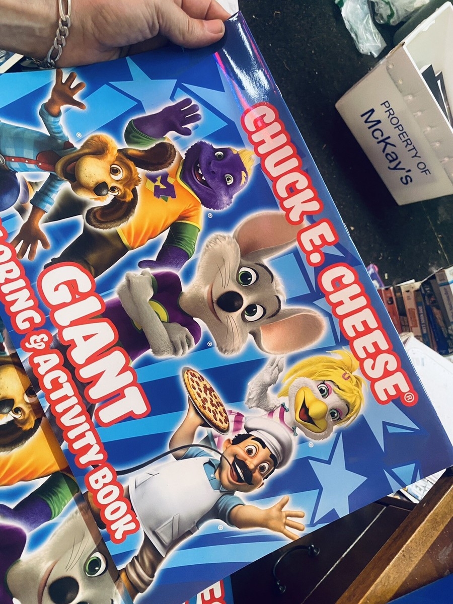 CHUCK E CHEESE GIANT COLORING ACTIVITY BOOK FOR KIDS 24 Pages Of Fun Drawing EBay