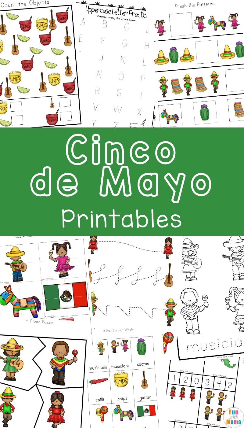 Cinco De Mayo Printable Pack Fun With Mama Cinco De Mayo Printable Pack Fun With Mama