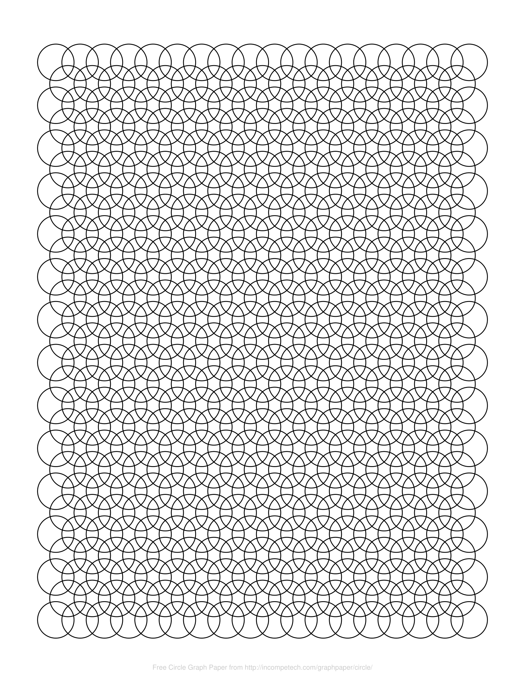 Circles Graph Paper Generators Circles Graph Paper Generators
