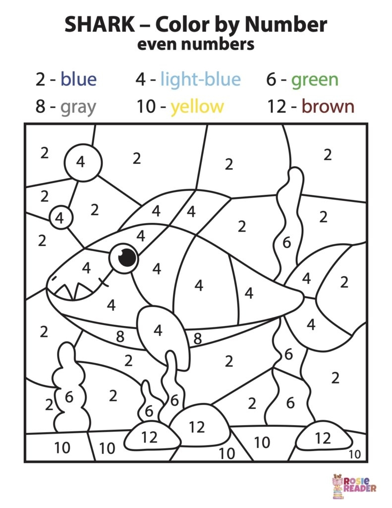 color number worksheet