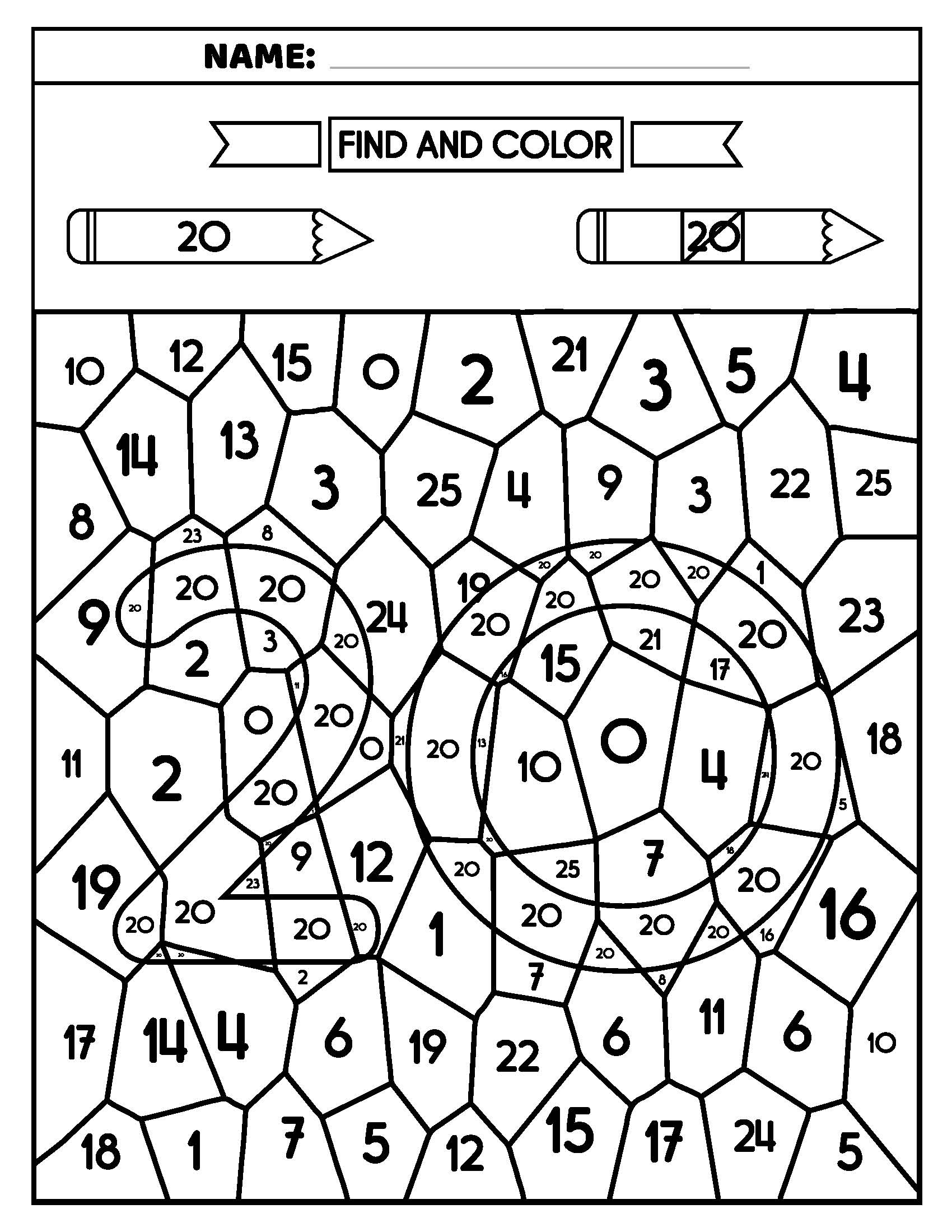 Color By Number Worksheet Color By Code Worksheets And Teaching Materials Made By Teachers
