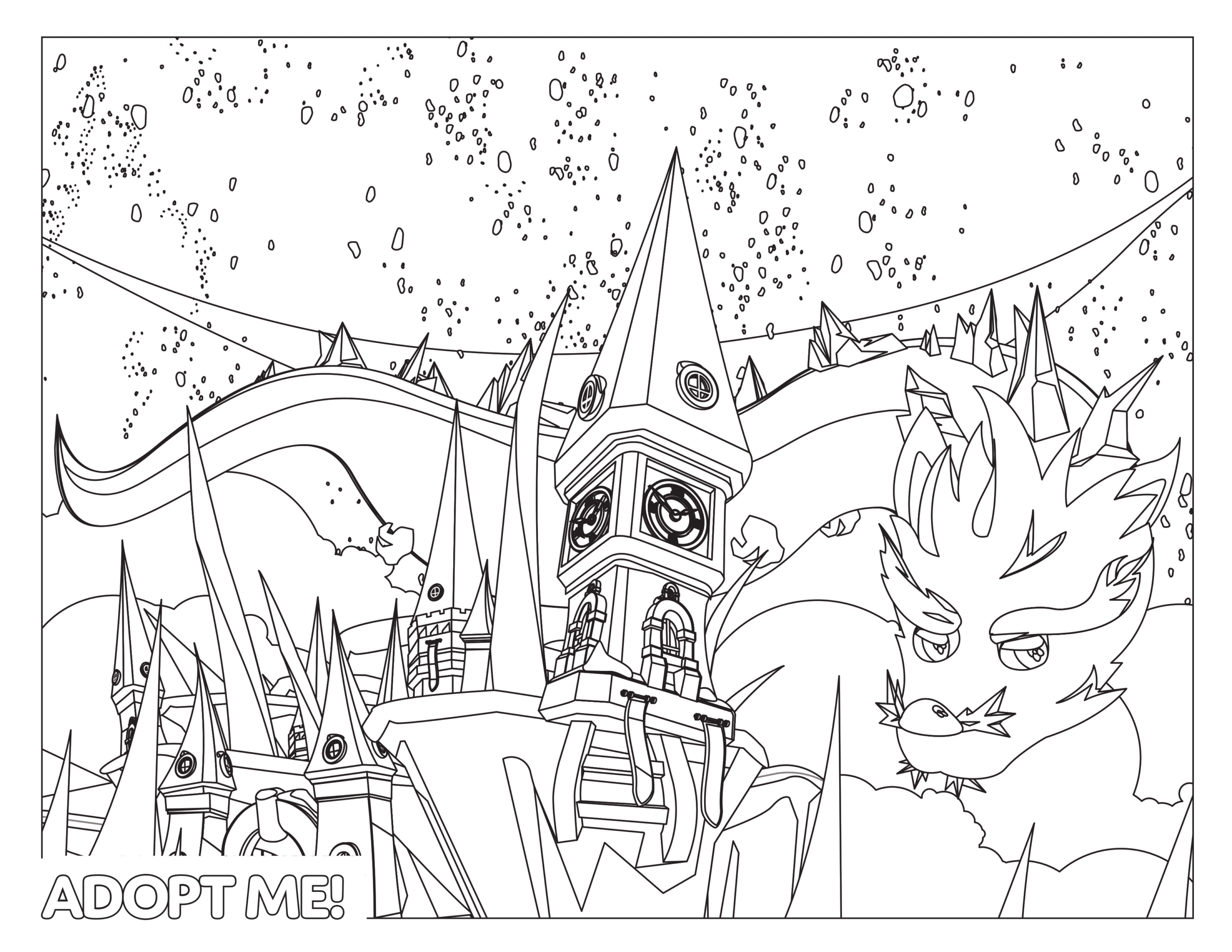 ColorAdoptMe Coloring Pages Adopt Me ColorAdoptMe Coloring Pages Adopt Me