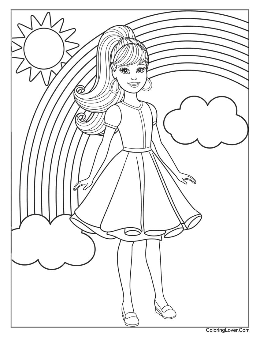 Coloring Book Barbie Para Barbie Girl Colouring Pages Cheap Printable Barbie Top Sale