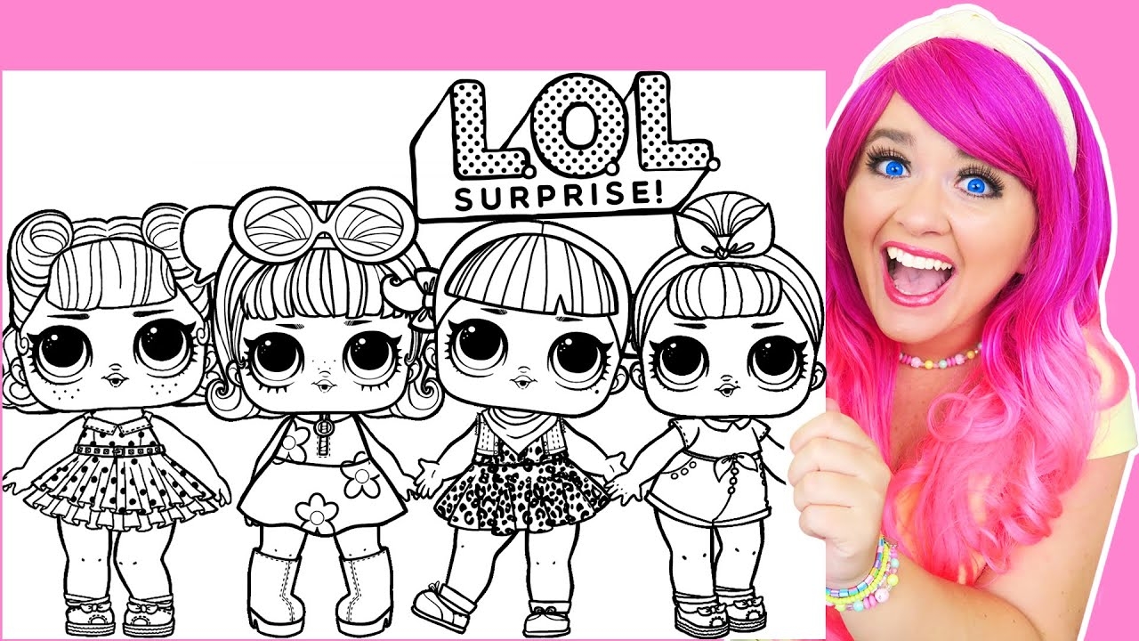 lol doll coloring page