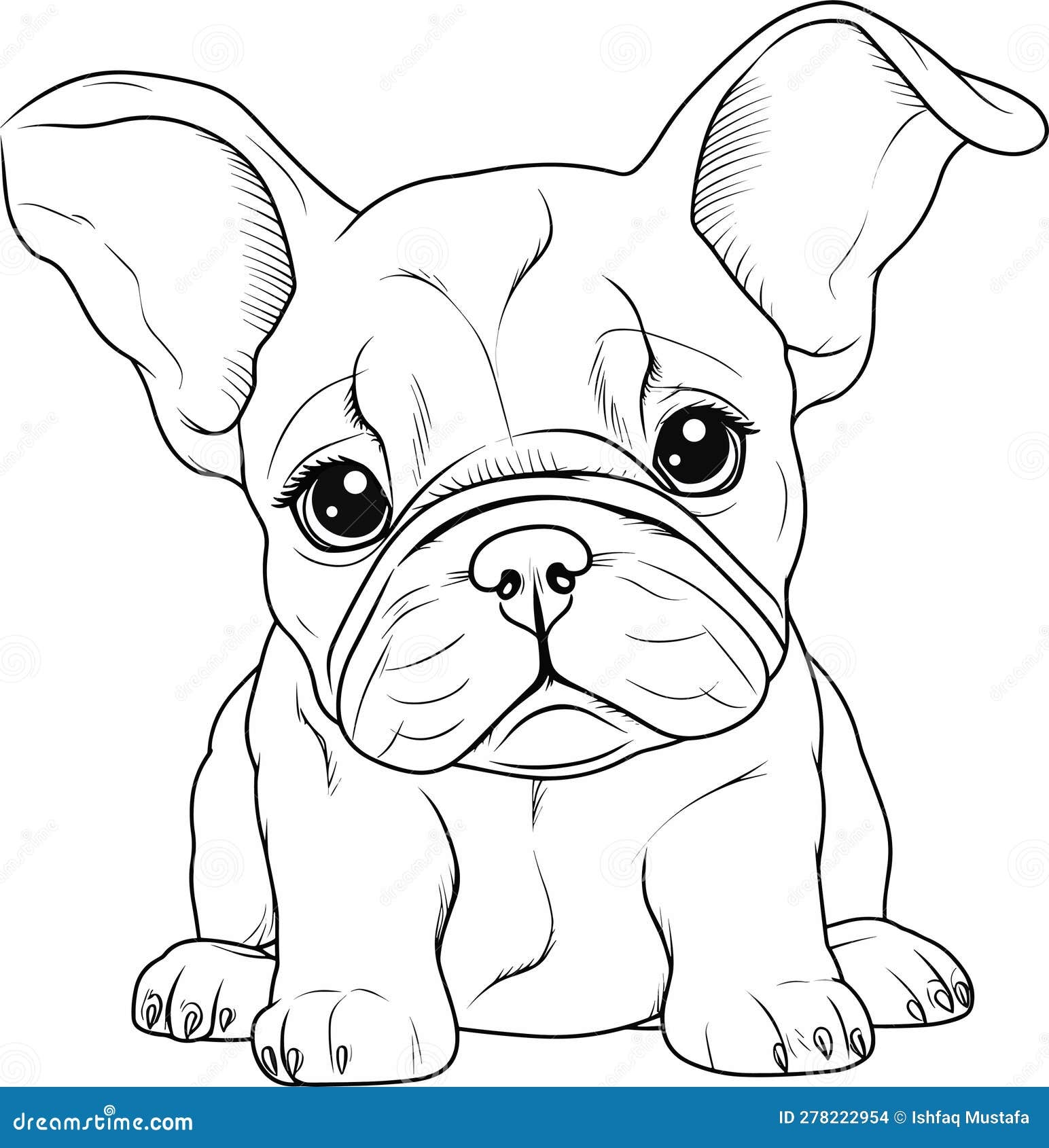 Coloring Pages For Kids And Adults Stock Vector Illustration Of Domestic Funny 278222954