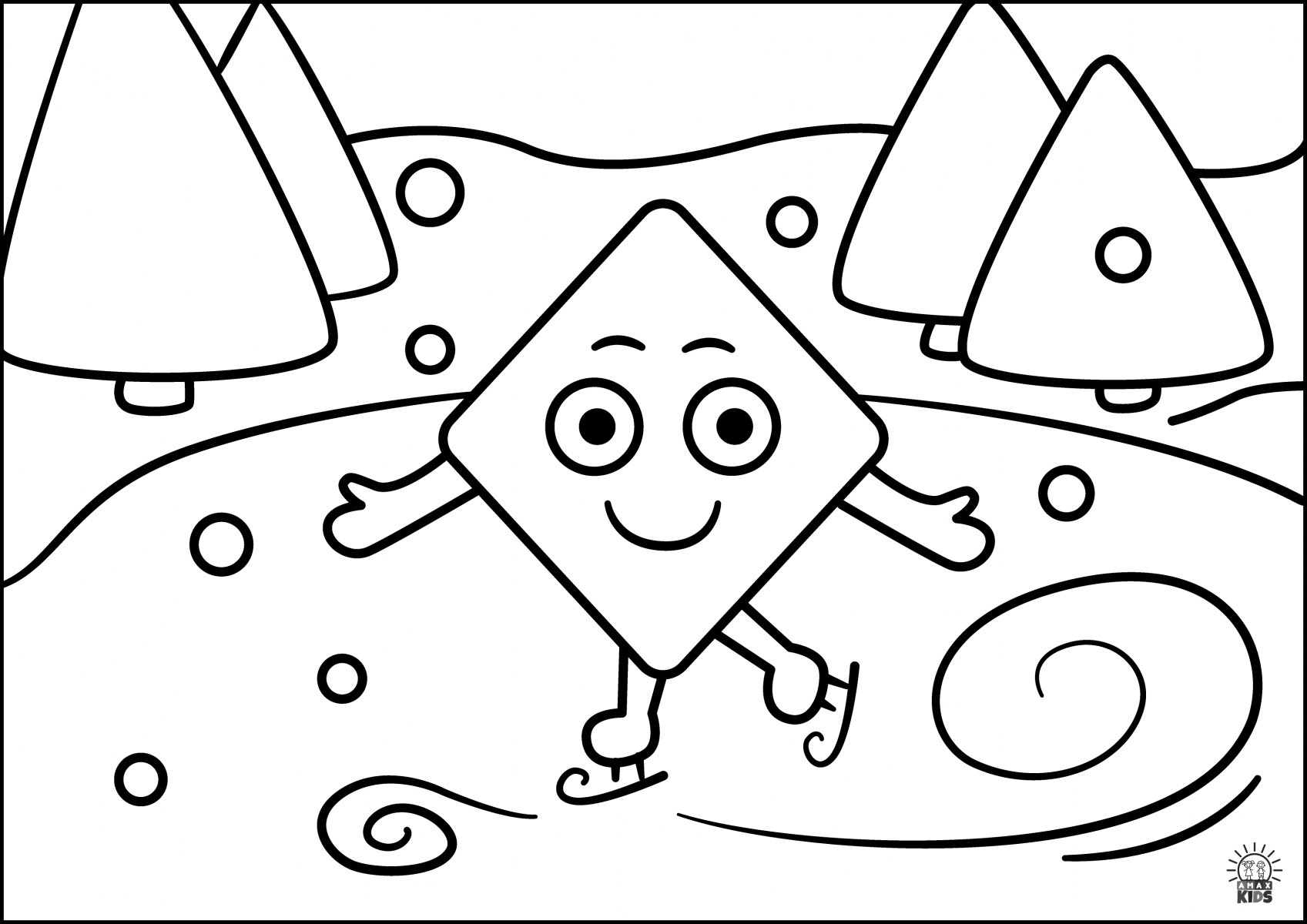 Coloring Pages For Kids Shapes Amax Kids