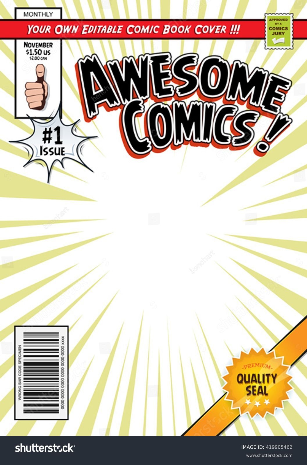 Comic Book Cover Templateillustration Cartoon Editable Stock Vector Royalty Free 419905462 Shutterstock Comic Book Cover Templateillustration Cartoon Editable Stock Vector Royalty Free 419905462 Shutterstock