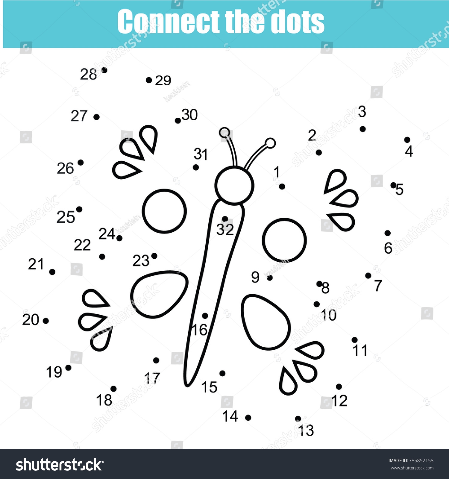 children's connect the dots printables