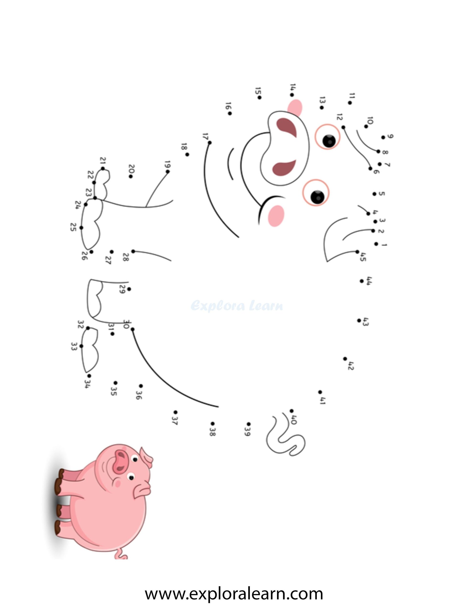 Connect The Dots And Color Printable Worksheet Fun For Kids Ages 2 12 Connect The Dots And Color Printable Worksheet Fun For Kids Ages 2 12