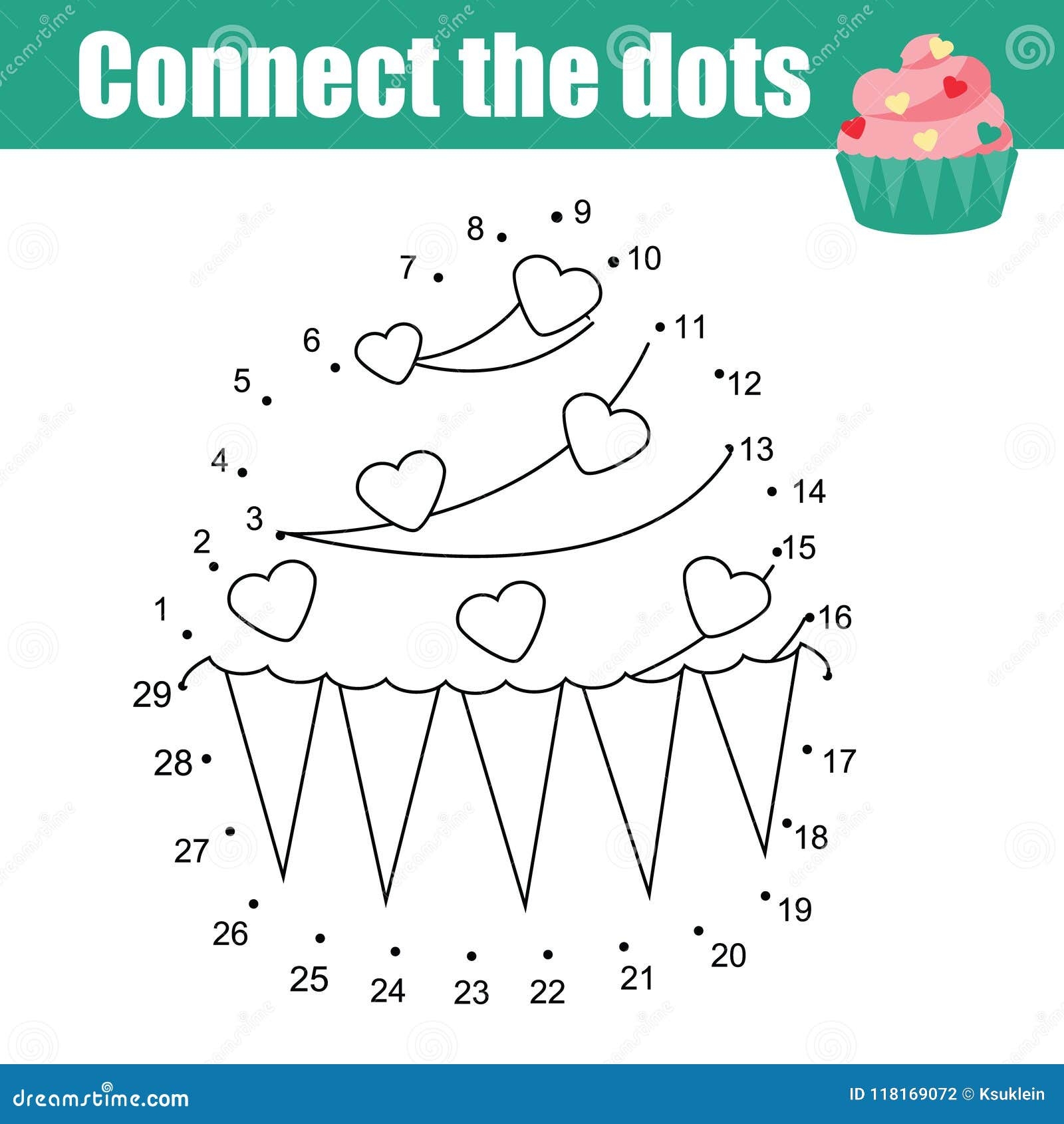 Connect The Dots By Numbers Children Educational Game Food Theme Cupcake Stock Vector Illustration Of Activity Food 118169072 Connect The Dots By Numbers Children Educational Game Food Theme Cupcake Stock Vector Illustration Of Activity Food 118169072