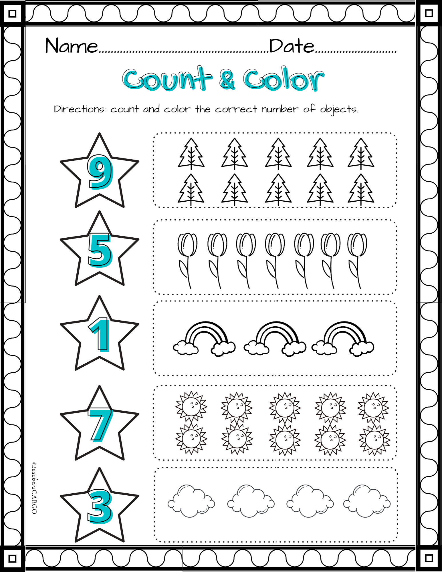count and color count and color