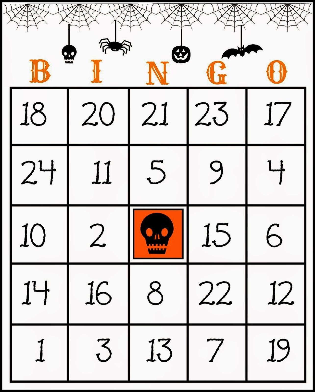 Crafty In Crosby Free Printable Halloween Bingo Game