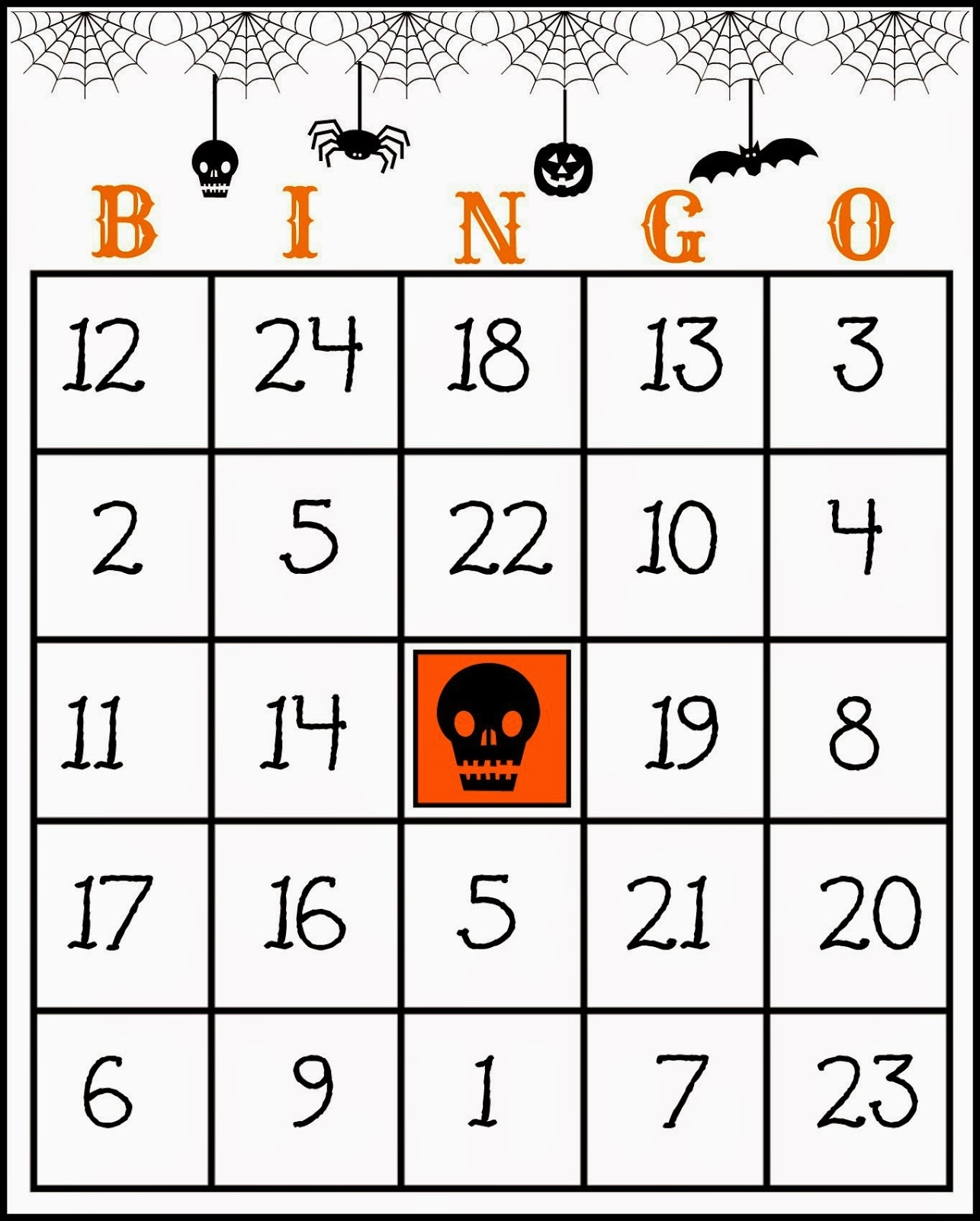 Crafty In Crosby Free Printable Halloween Bingo Game
