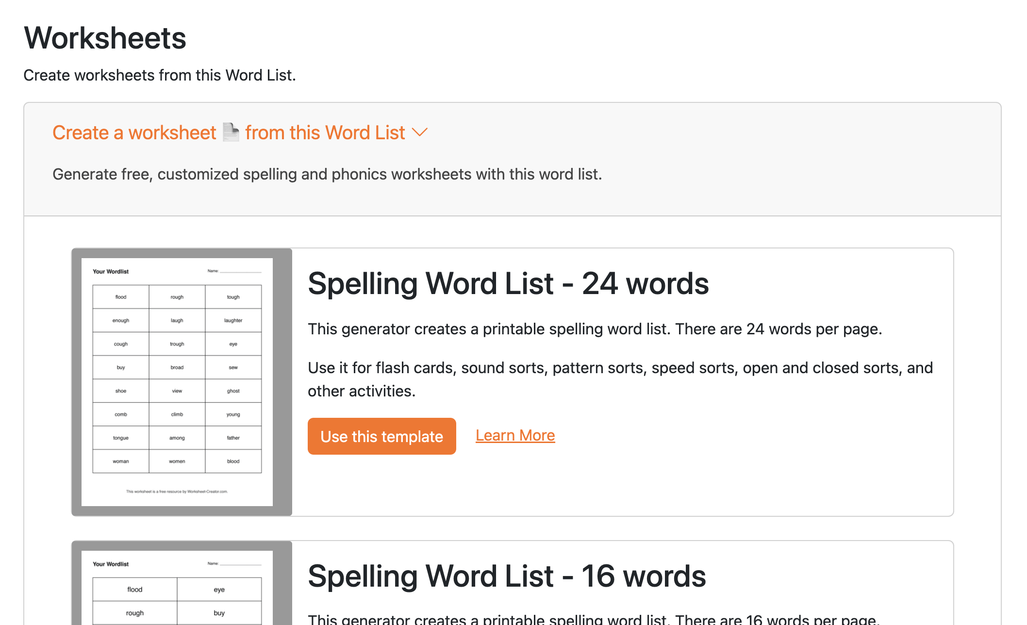 Create Spelling phonics Worksheets In Seconds With Worksheet Creator Spelling Test Buddy Create Spelling phonics Worksheets In Seconds With Worksheet Creator Spelling Test Buddy