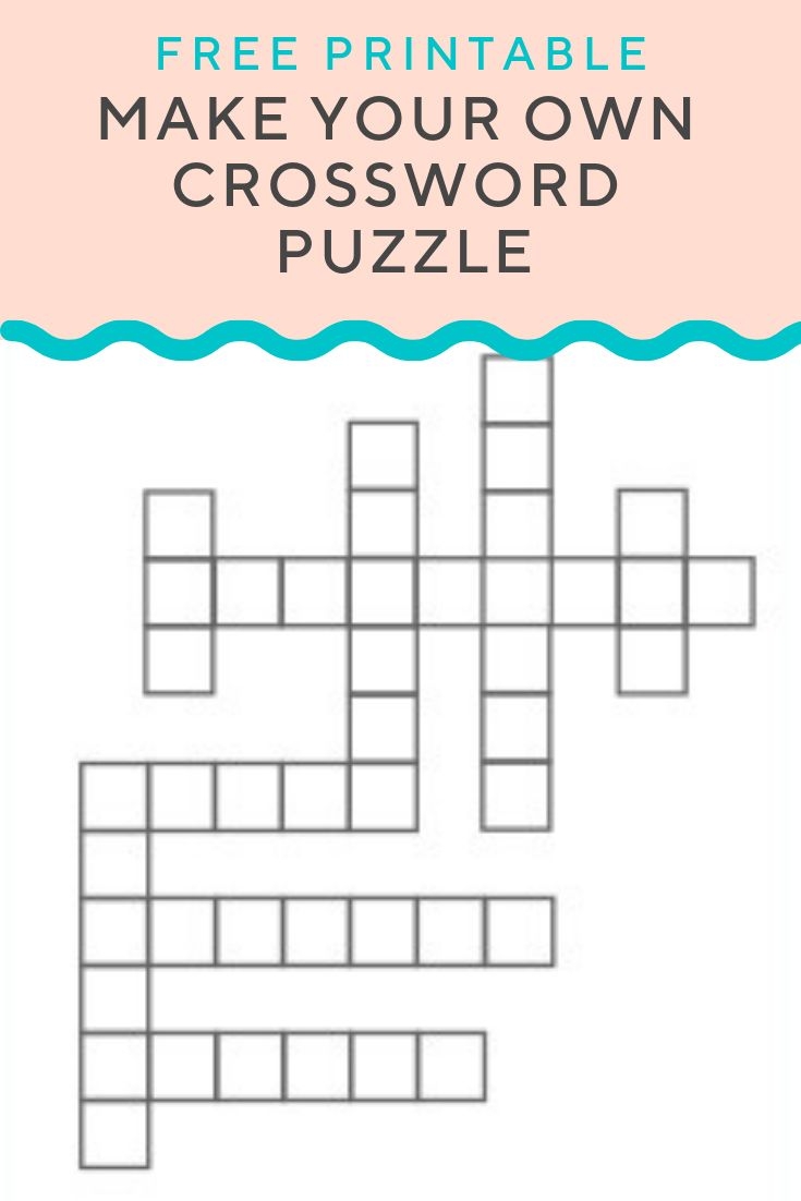 crossword puzzle creator free printable