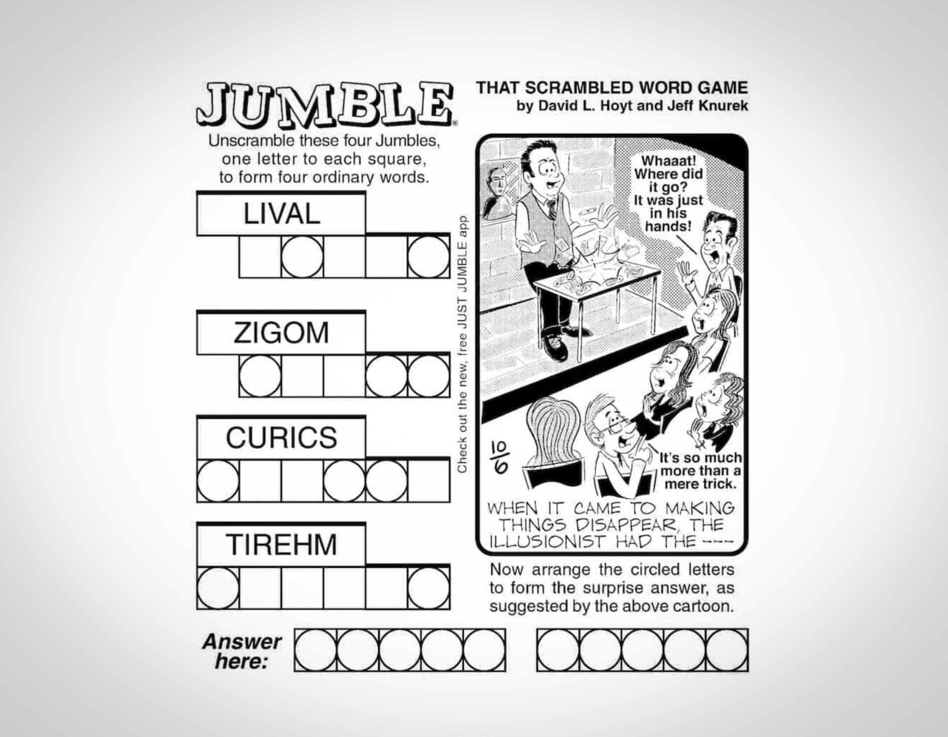jumble word game printable