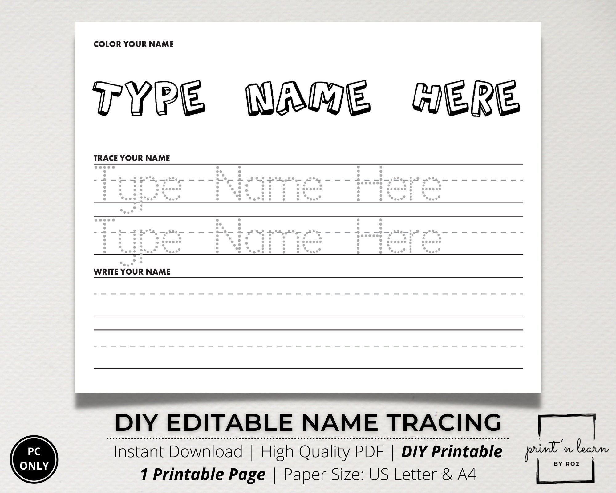 Custom Name Tracing Sheet Handwriting Practice Name Writing Name Worksheet Editable Name Tracing Name Trace Worksheet Printable Etsy Custom Name Tracing Sheet Handwriting Practice Name Writing Name Worksheet Editable Name Tracing Name Trace Worksheet Printable Etsy