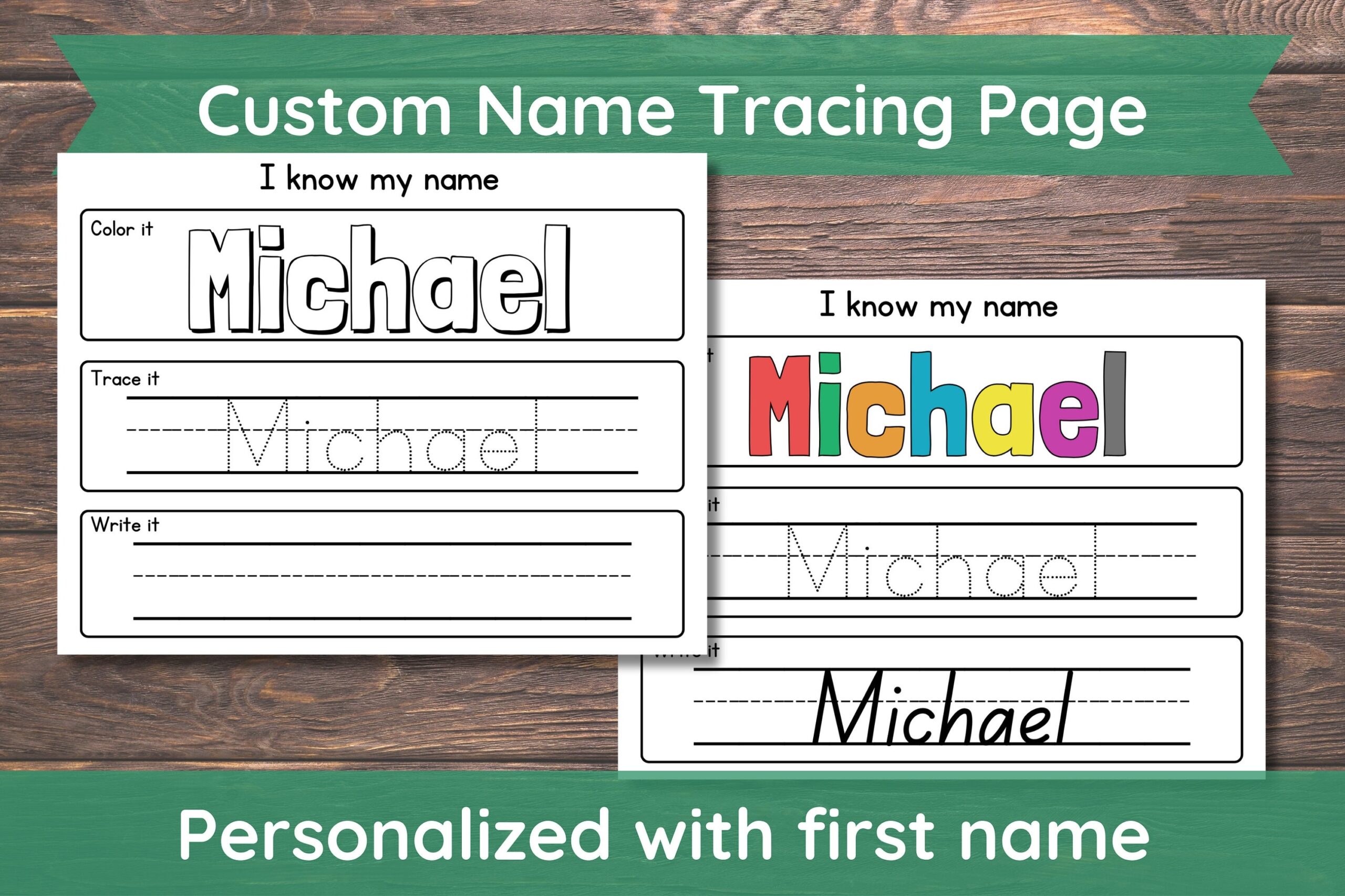 Custom Name Writing Activity name Tracing Worksheet Printable dry Erase Name Mats Preschool Name Busy Book Page Toddlers Handwriting Etsy