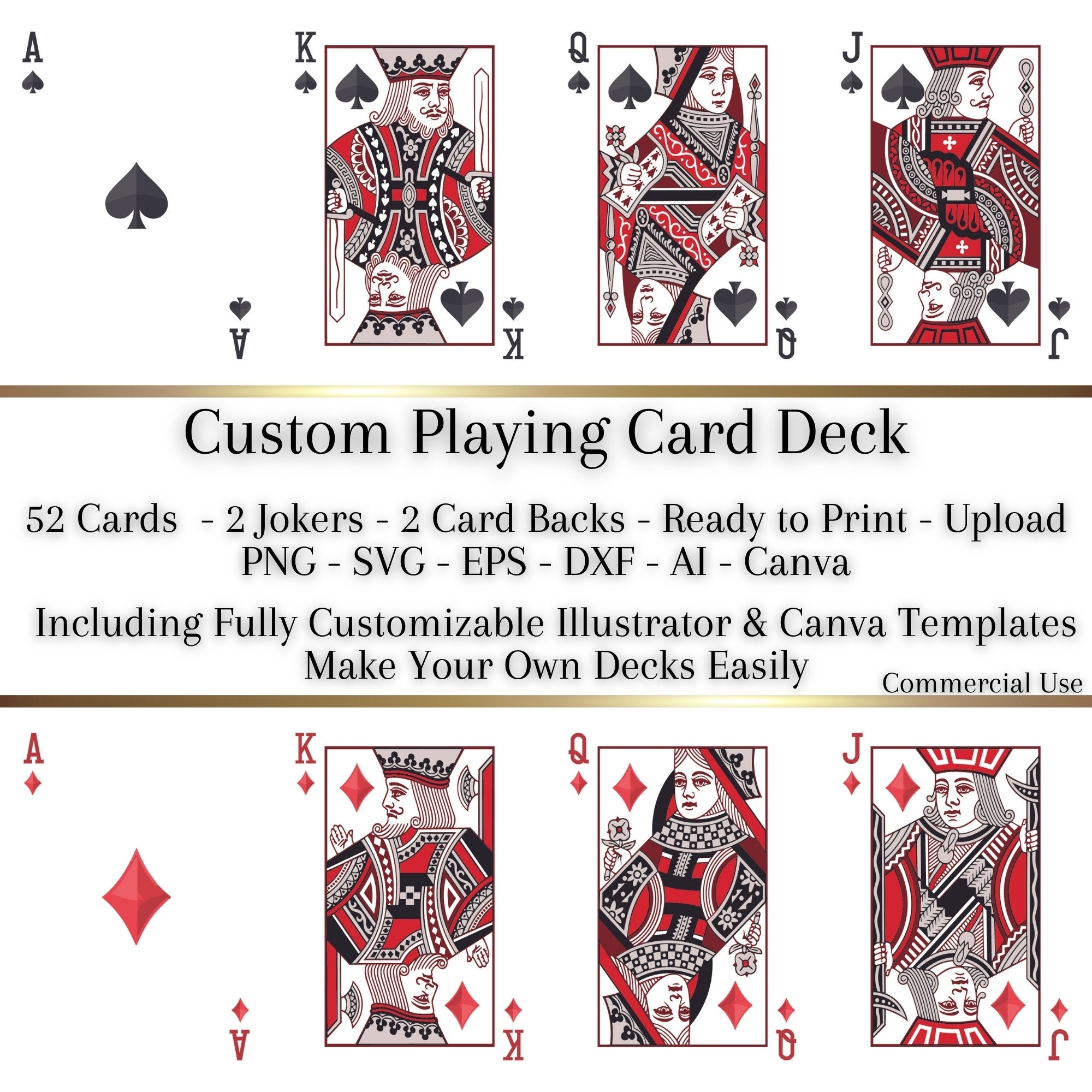 deck of playing cards printable deck of playing cards printable