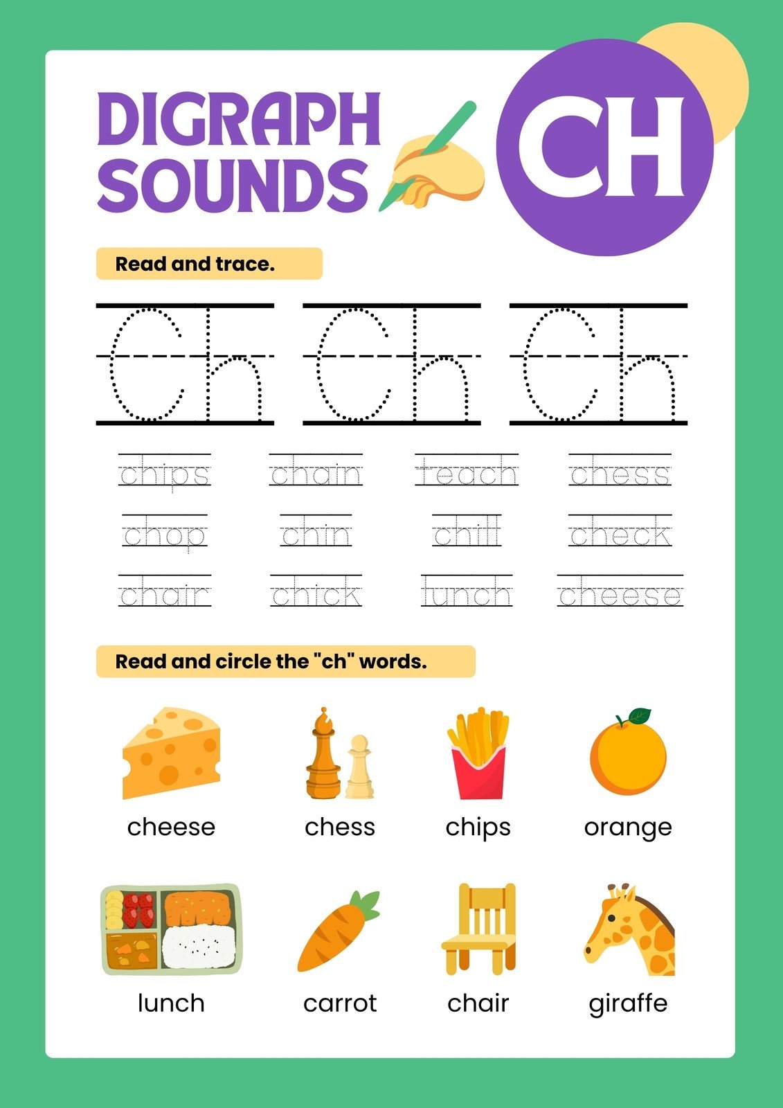 free phonics worksheets for kindergarten