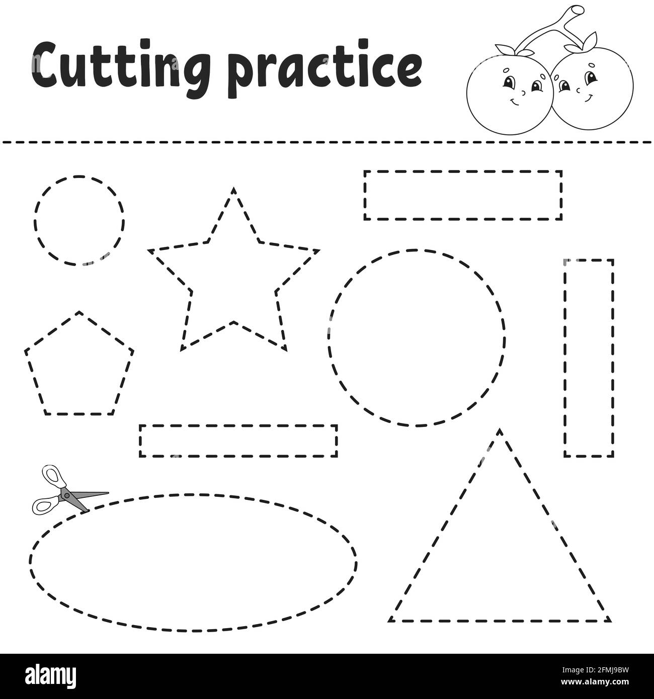 Cutting Practice For Kids Education Developing Worksheet Activity Page With Pictures Game For Children Isolated Vector Illustration Funny Charact Stock Vector Image Art Alamy Cutting Practice For Kids Education Developing Worksheet Activity Page With Pictures Game For Children Isolated Vector Illustration Funny Charact Stock Vector Image Art Alamy