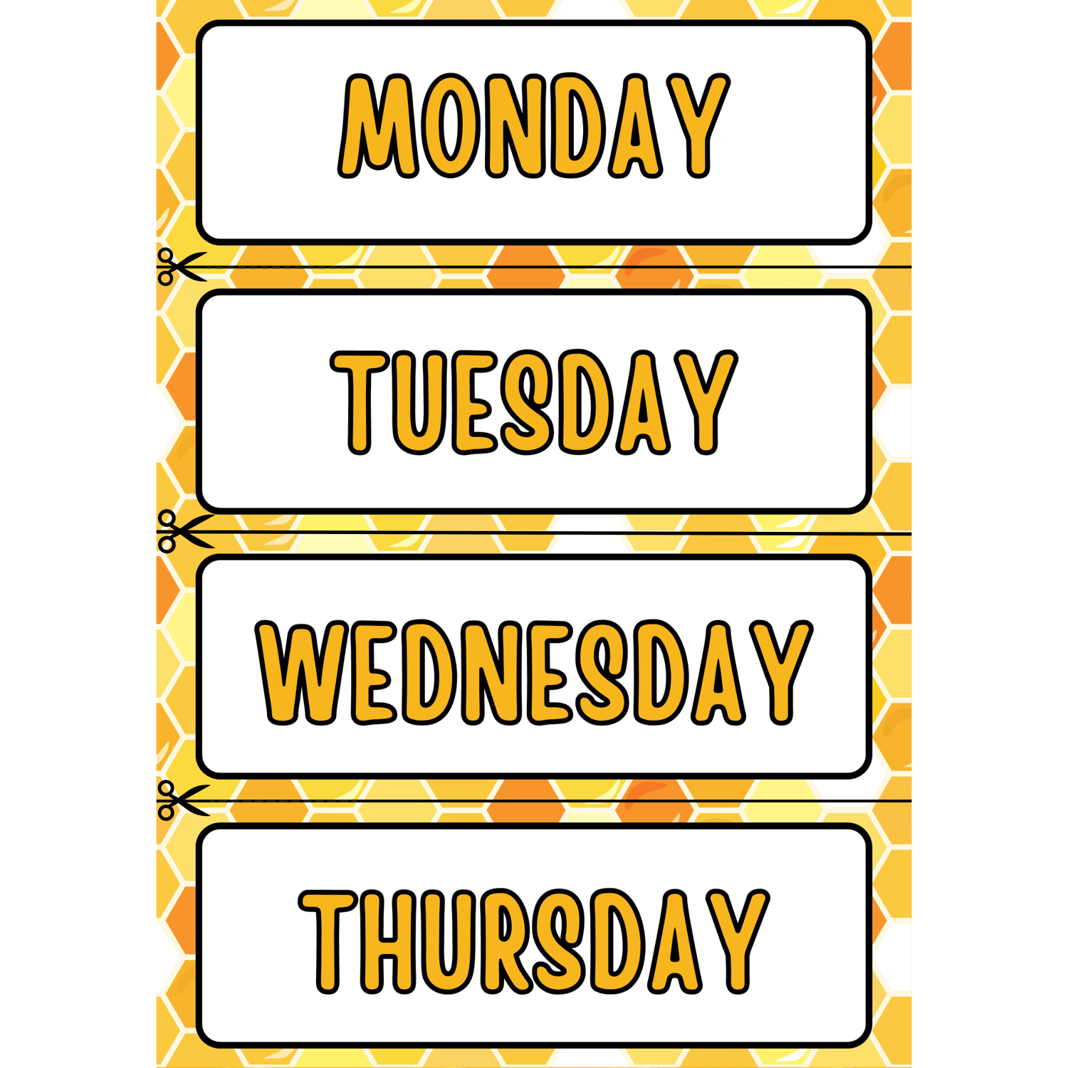 days of the week printouts days of the week printouts