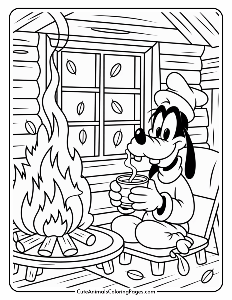 Disney Fall Coloring Pages 8 Free Printables Cute Animals Coloring Pages