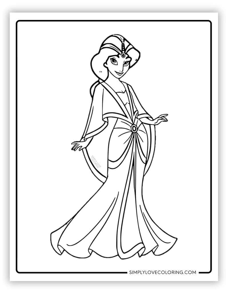 Disney Princess Coloring Pages Free PDF Printables Simply Love Coloring Disney Princess Coloring Pages Free PDF Printables Simply Love Coloring