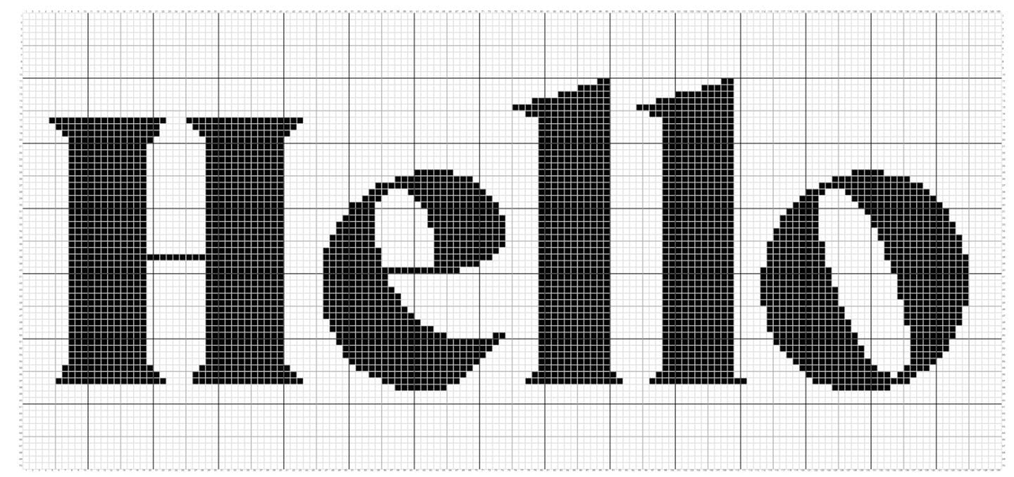 DIY Cross Stitch Font Generator Use Any Font DIY Cross Stitch Font Generator Use Any Font