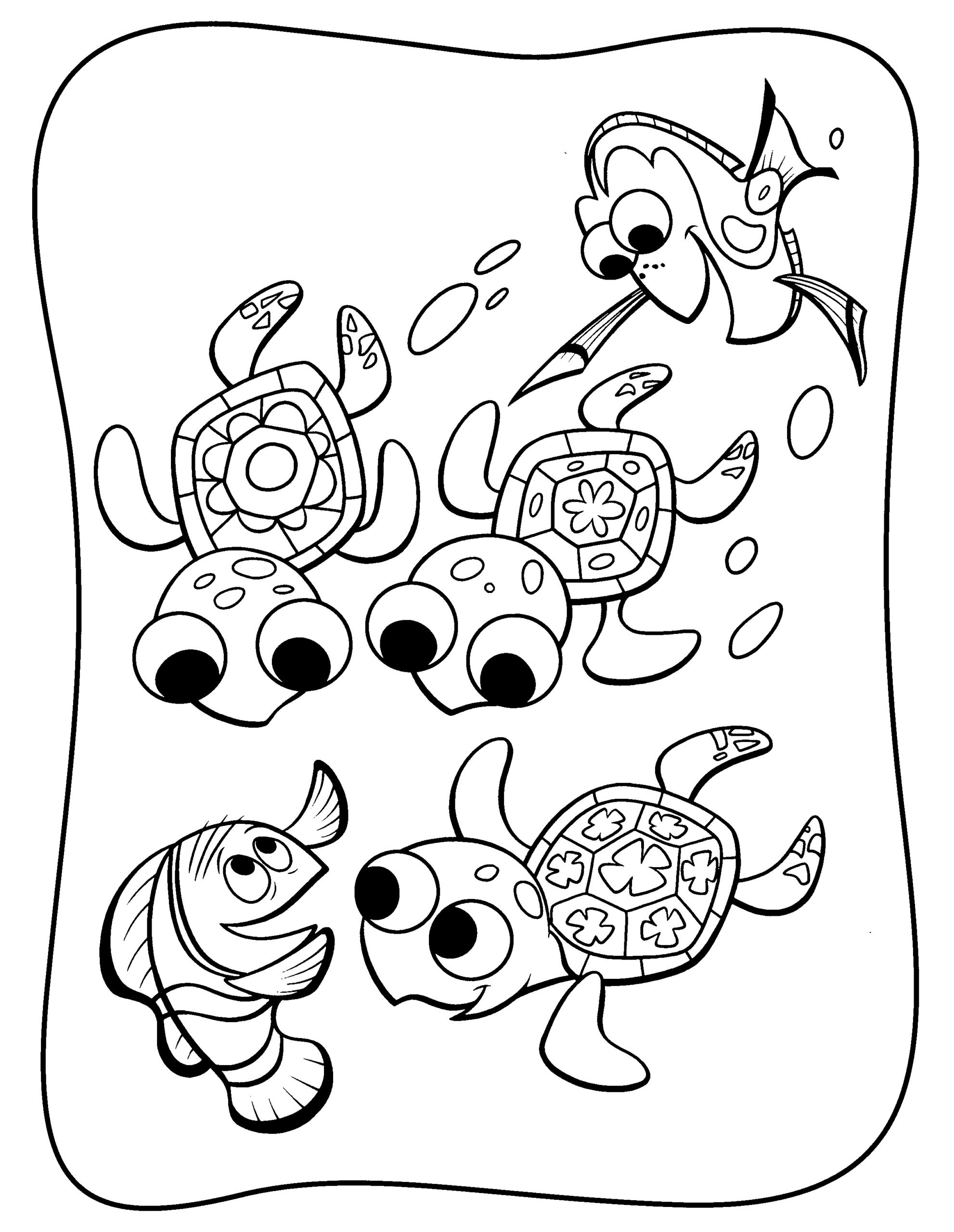 Dory Coloring Pages Best Coloring Pages For Kids