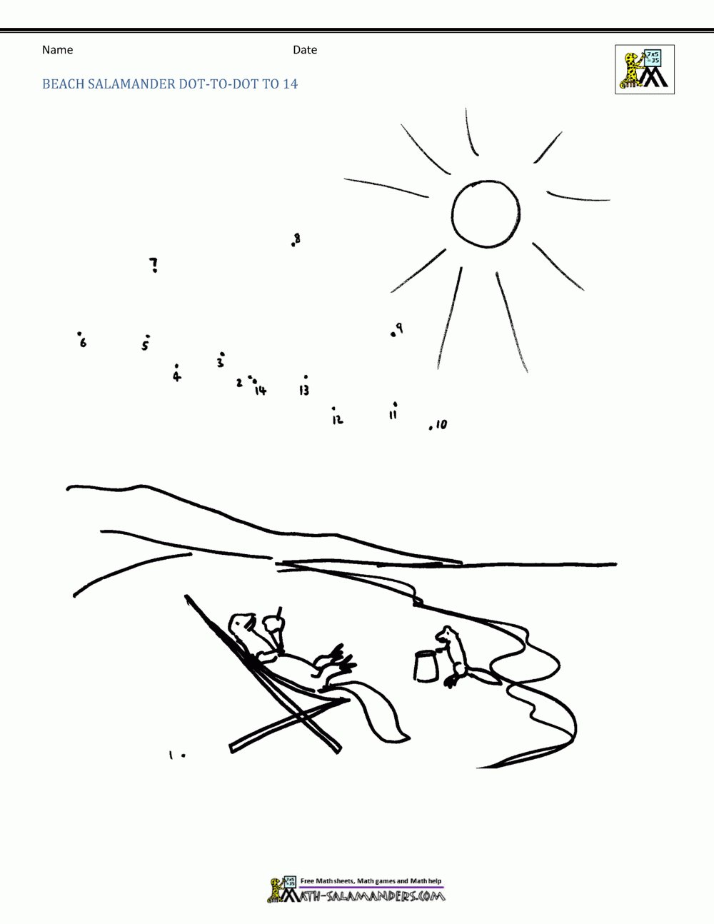 connect the dots colouring pages