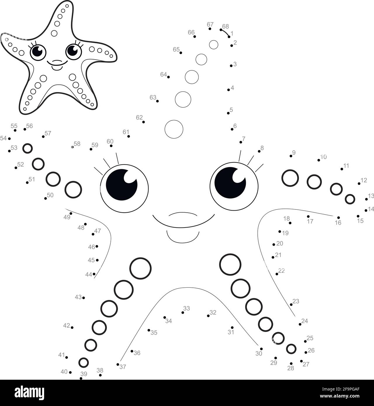 Dot To Dot Puzzle For Children Connect Dots Game Stock Vector Image Art Alamy