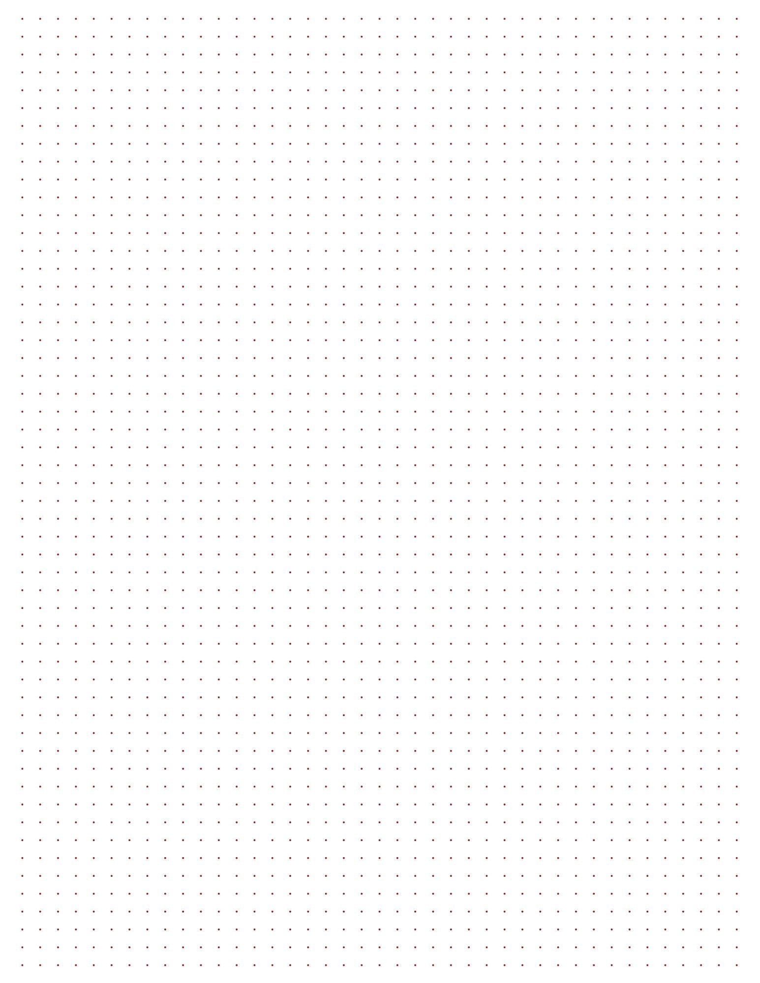 Dotted Grid Paper 10 Pages digital Printable Etsy