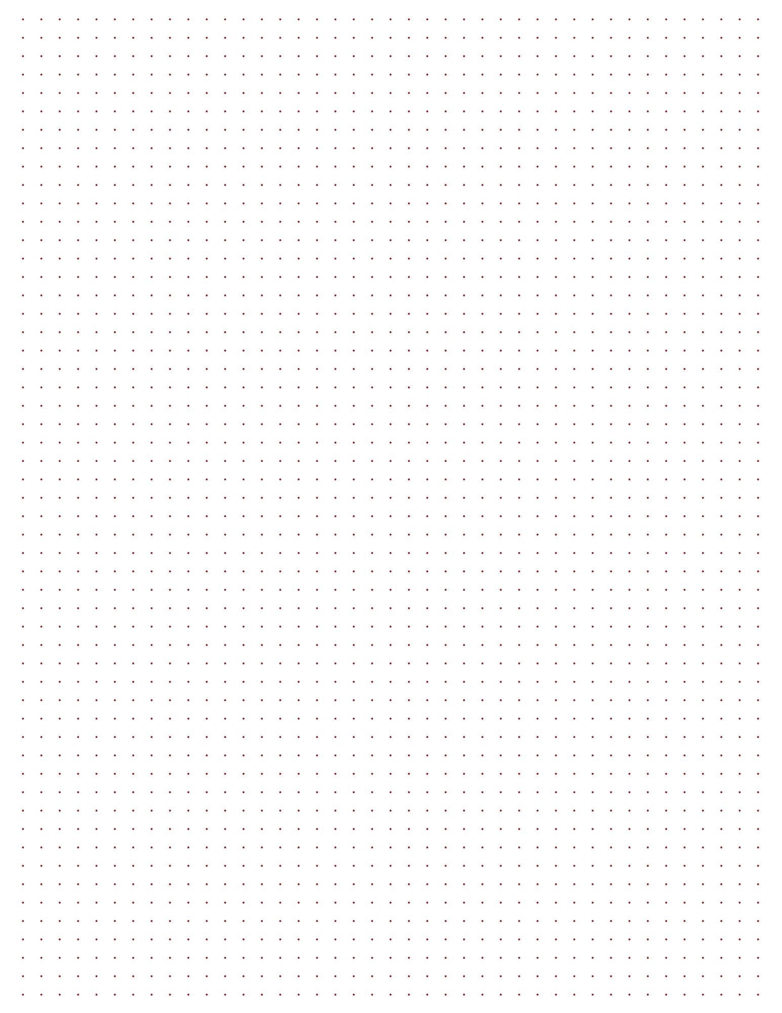 Dotted Grid Paper 10 Pages digital Printable Etsy