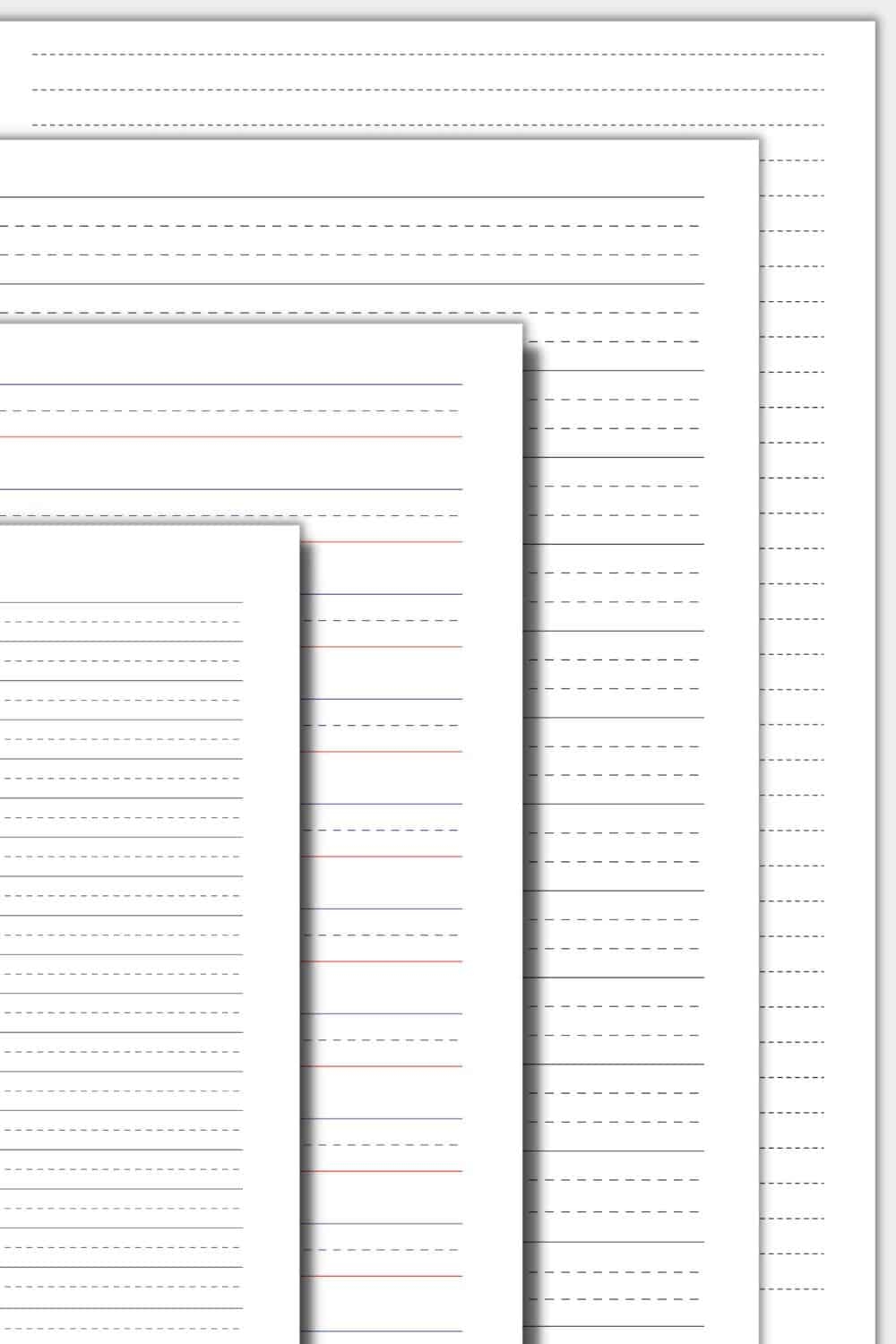 Dotted Lined Paper Printable The Pink Craft Box Dotted Lined Paper Printable The Pink Craft Box