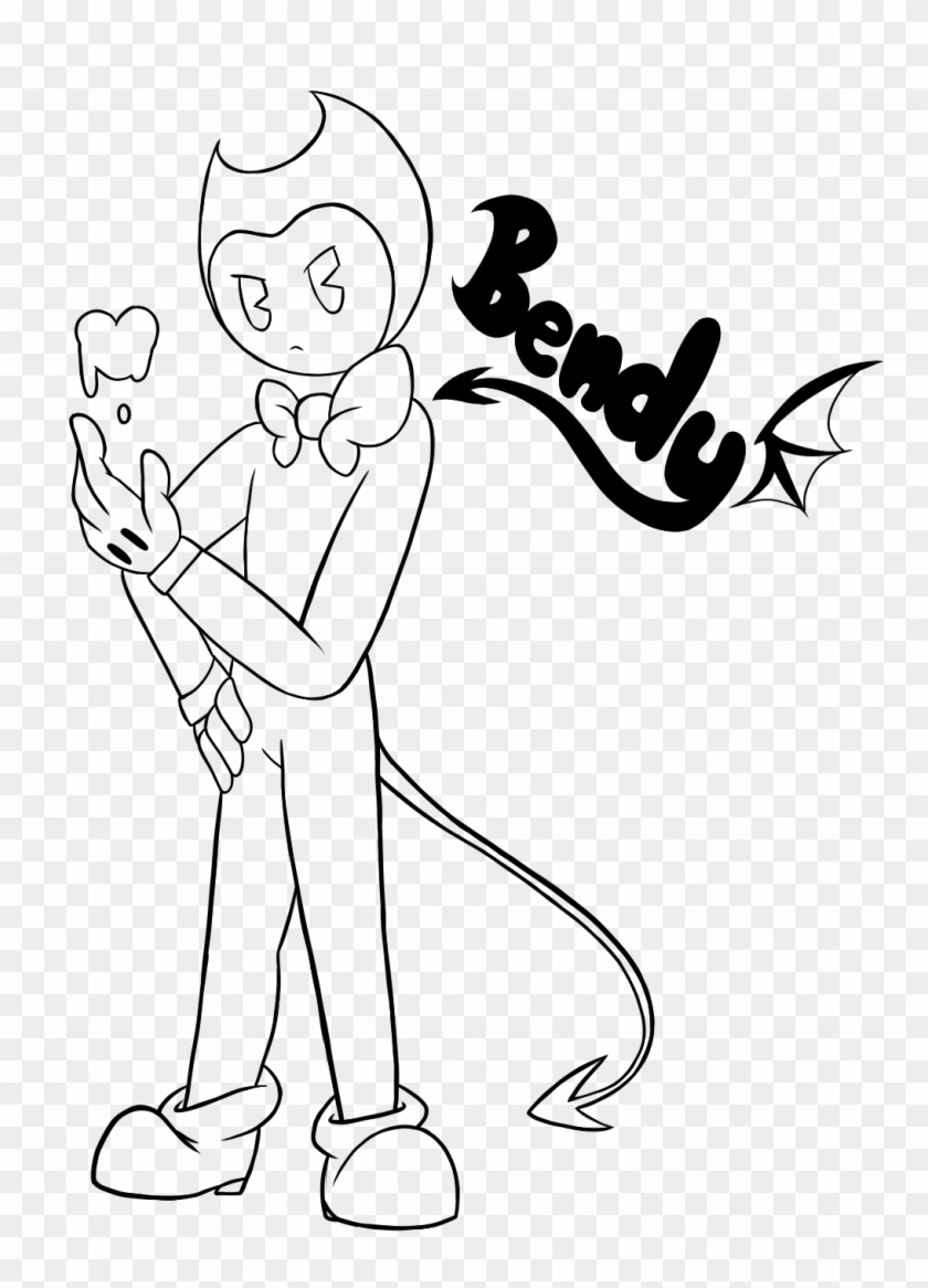 Download Bendy And The Ink Machine Coloring Pages Bendy And The Ink Machine Coloring Pages Clipart 2625779 PikPng
