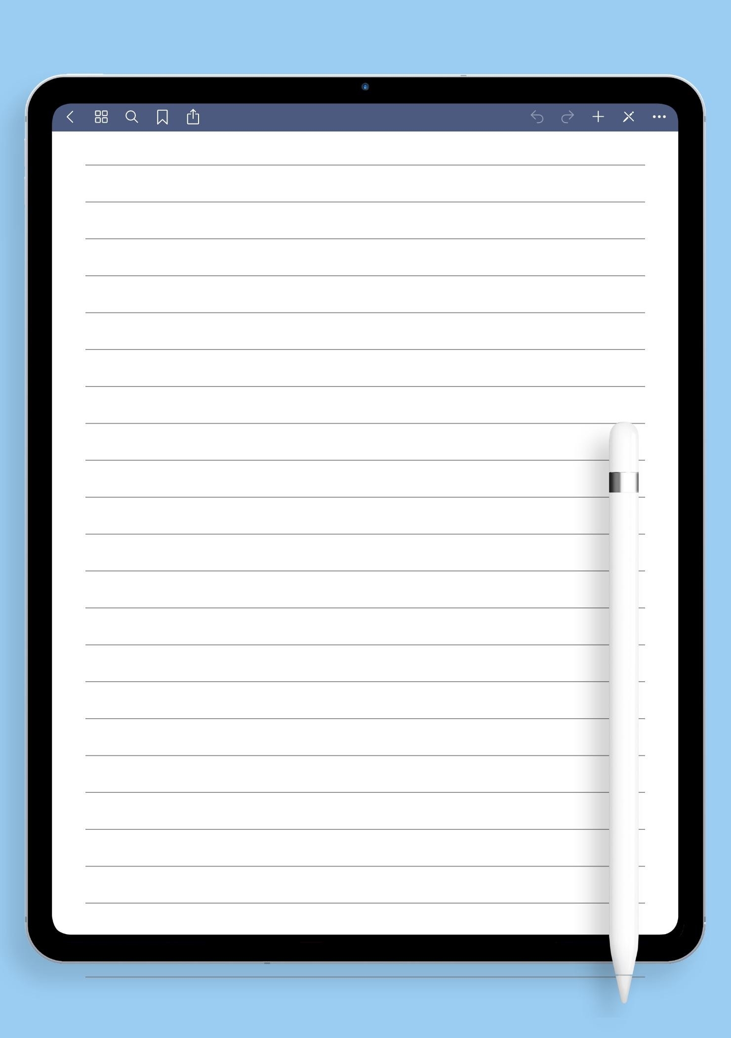 Download Printable Lined Paper Template Wide Ruled 8 7mm PDF Download Printable Lined Paper Template Wide Ruled 8 7mm PDF